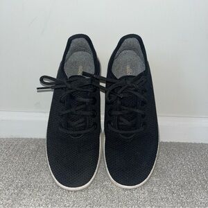 allbirds Women's Black Knit Lace-Up Sneakers